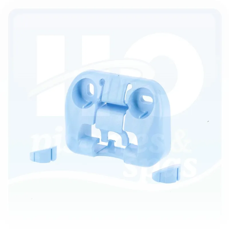 Coque d‘accroche de paroi PUSHLOCK™ pour volet roulant DEL - Bleu clair