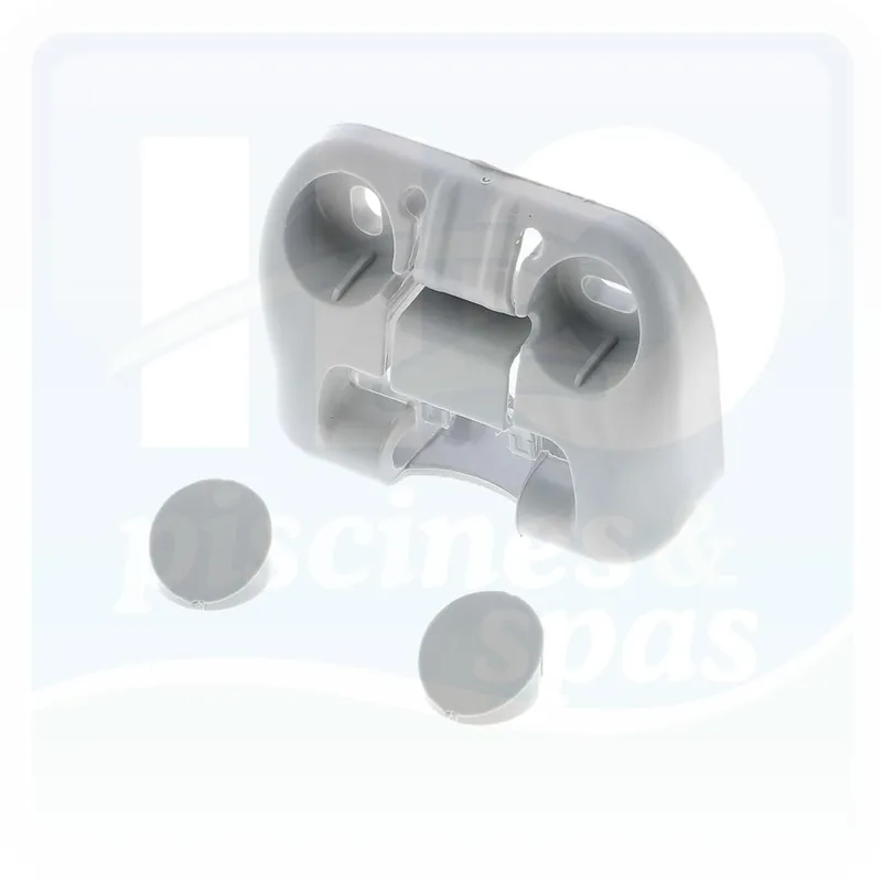 Coque d‘accroche de paroi PUSHLOCK™ pour volet roulant DEL - Gris clair