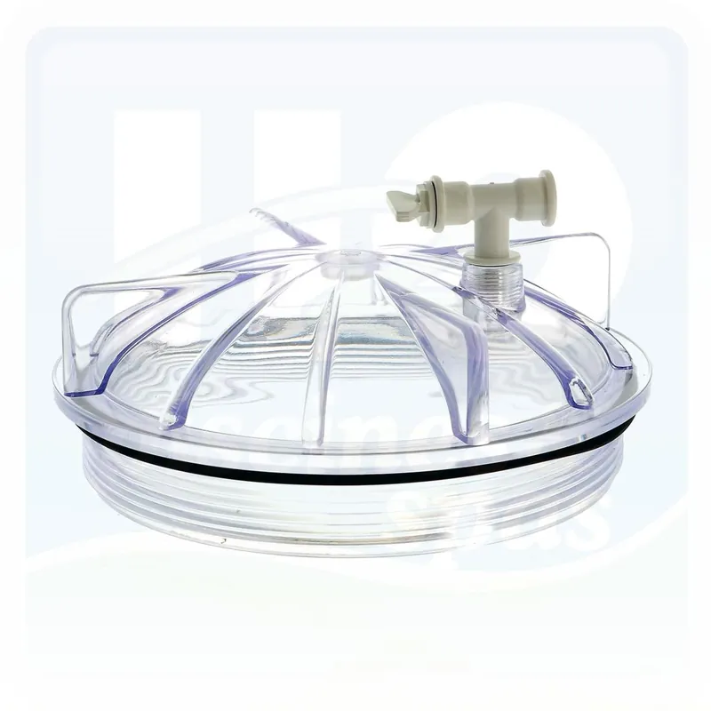Couvercle transparent, joint et bouchon de purge pour filtre à sable KRIPSOL - BALI Side