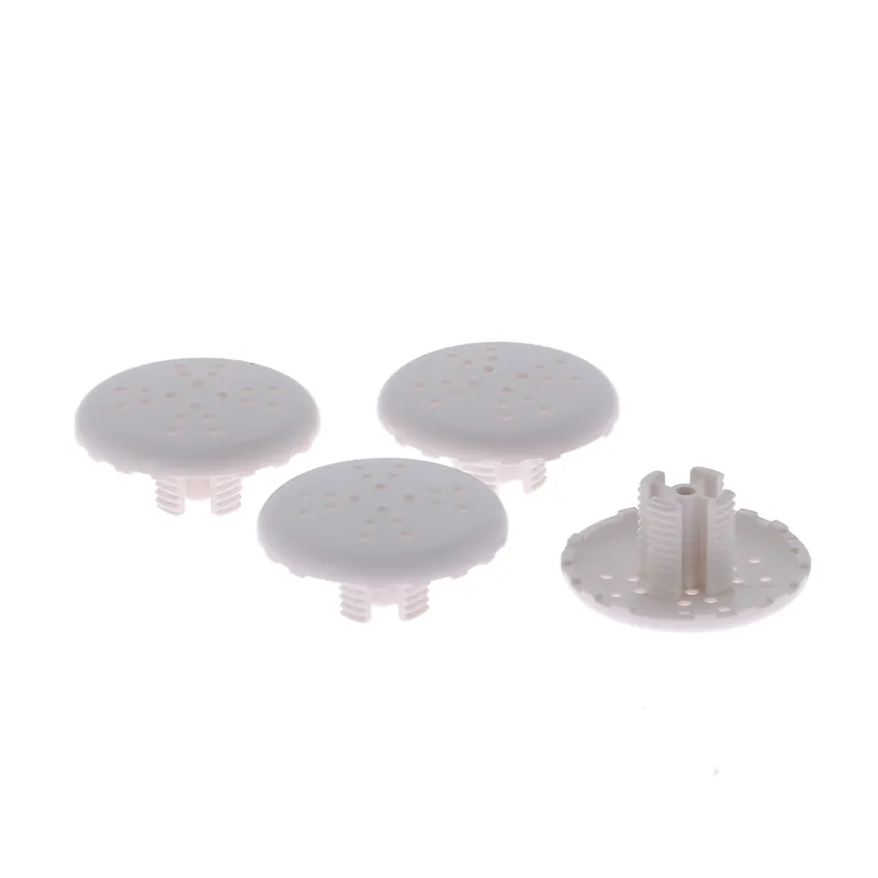 Couvercles de bouche soufflante avec panneau frontal en plastique blanc