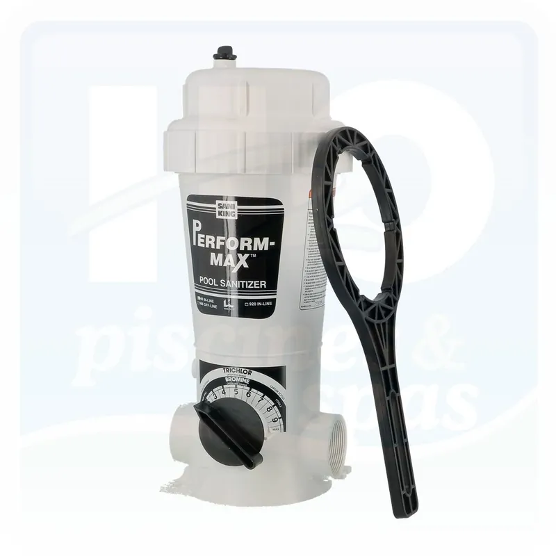 Distributeur chimique Perform max Saniking 940 pour piscine de 100 m3 pour le brome et 190m3 pour le chlore