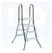 Echelles inox pour piscines hors sol de 1.50 mètre - 5 marches