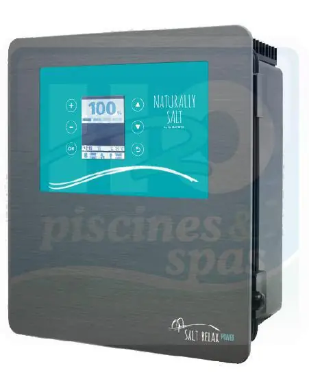 Electrolyseur au sel BAYROL Salt Relax Power avec régulation pH pour piscine jusqu‘à 170 m3