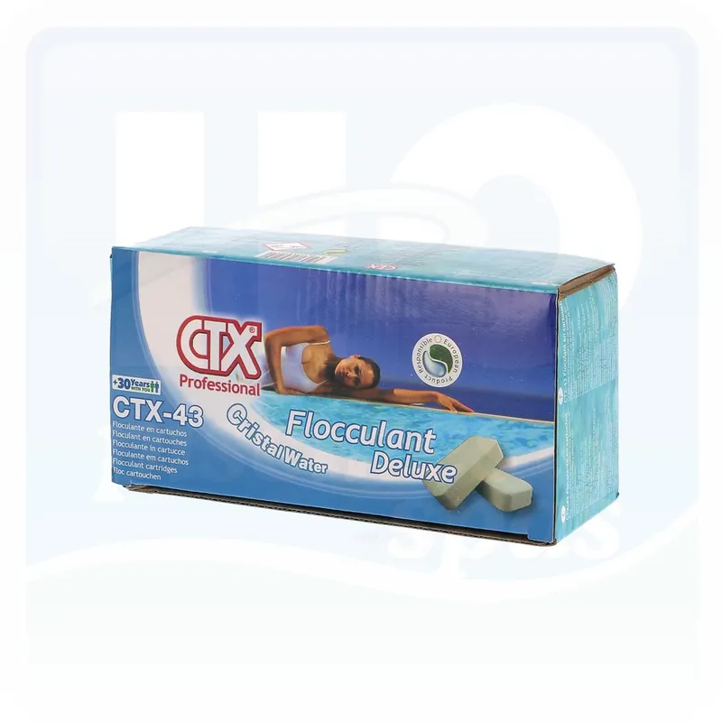 Floculant chaussettes en boite de 1 kg pour filtre à sable