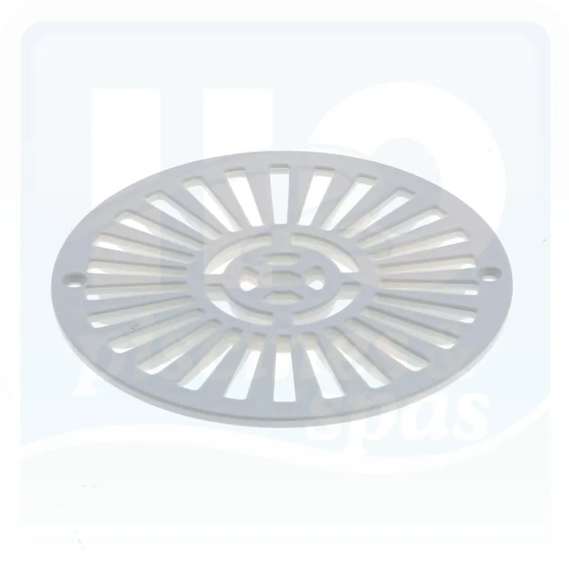 Grille pour bonde de fond en 210 mm blanche pour piscine béton ASTRAL® avec vis de 10 mm
