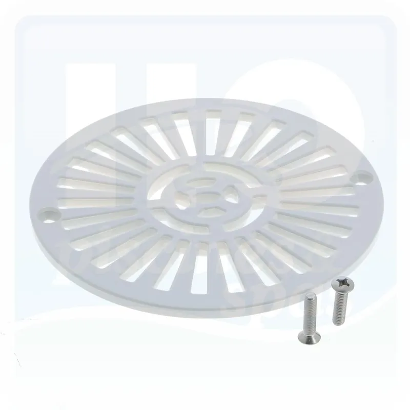 Grille pour bonde de fond en 290 mm - blanche pour piscine liner ASTRAL® avec vis de 25 mm