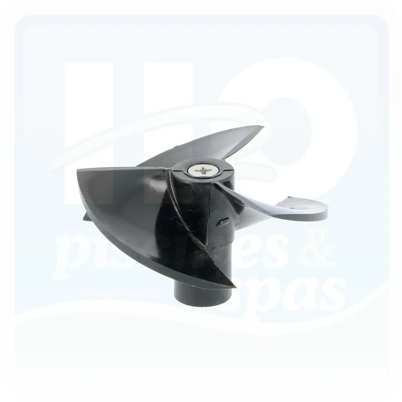 Hélice noire et vis du robot DOLPHIN Suprême M4™ - M5™ - Master M4 & M5 - Pulit E70 - E90 - Botia 1 - 2 & 3