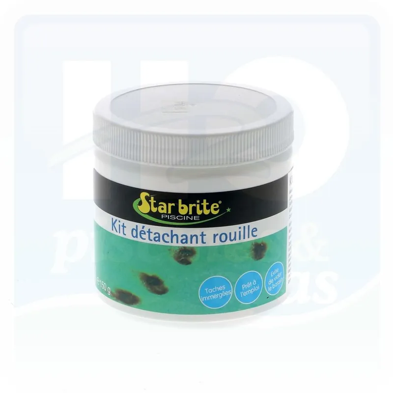 Kit détachant rouille pour piscines liners et coques - 150 grammes