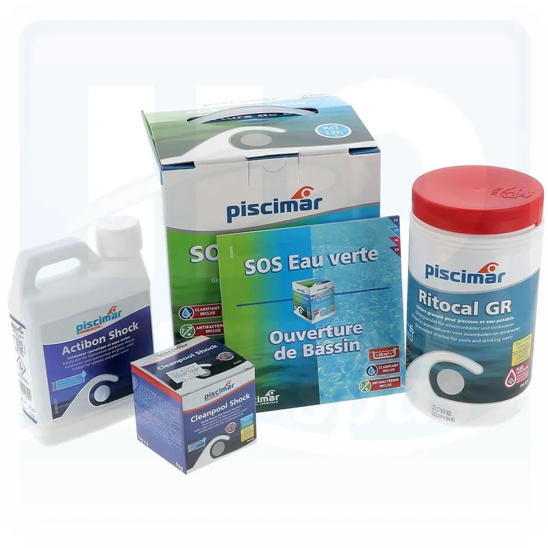 Kit SOS eau verte® et ouverture de bassin en un temps record