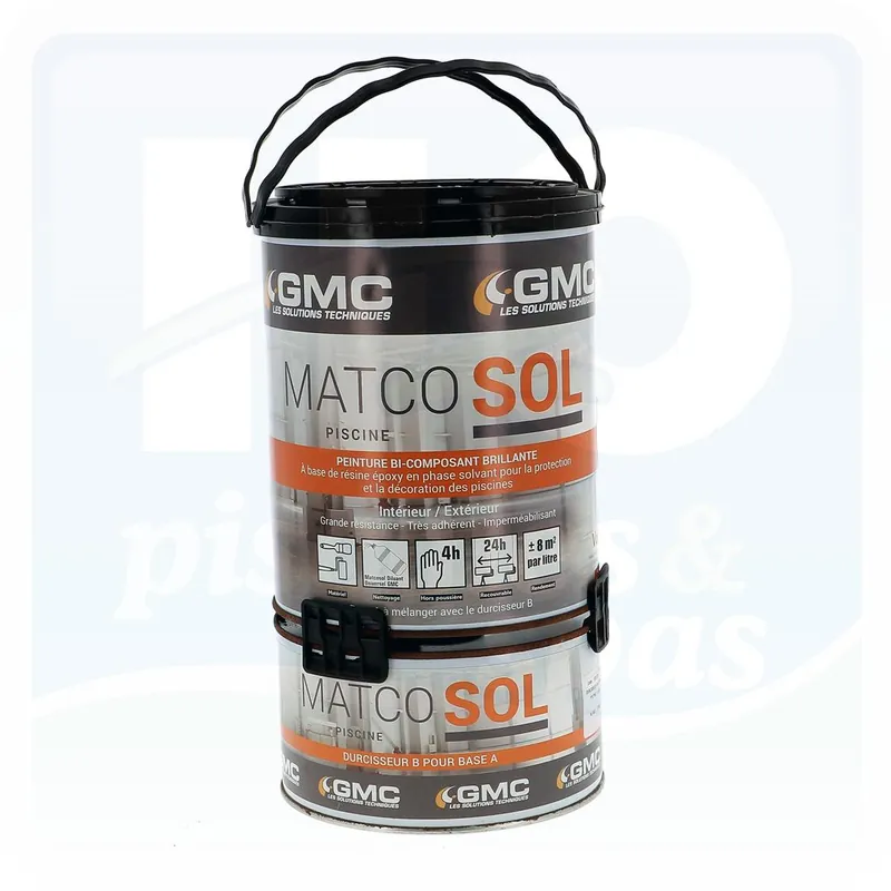 Peinture pour piscine GMC™ MATCO SOL™ - pour 28 m² - bleu ciel