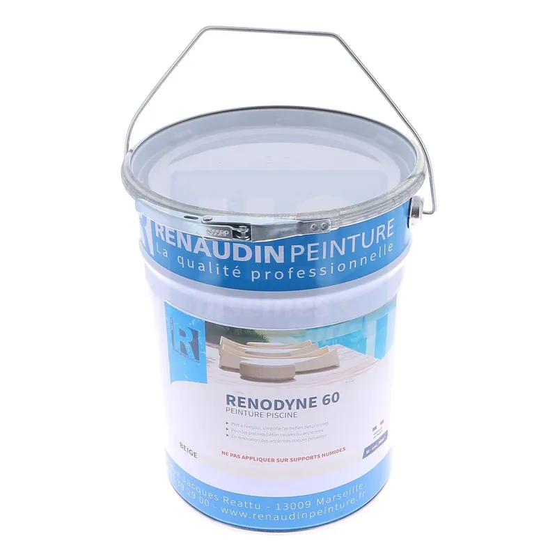 Peinture pour piscine RENODYNE 60 - Couleur sable - 5 litres