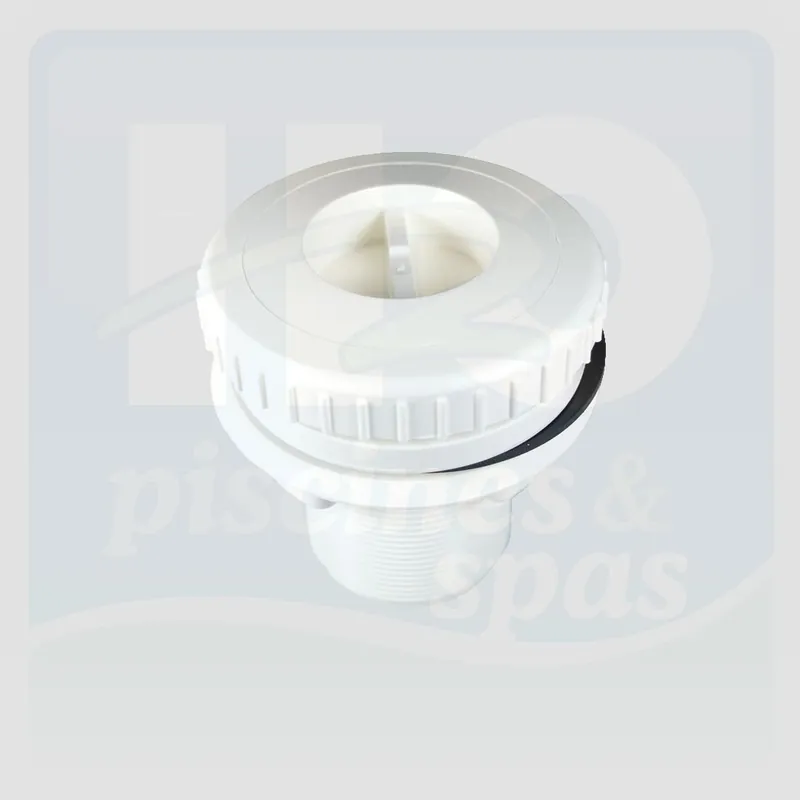 Prise balai avec bouchon RL-323 - AQUAREVA pour piscine liner - Blanche