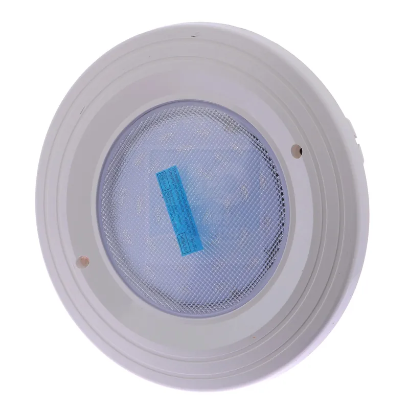 Projecteur à LED couleurs - AQUAREVA PL-06-V-M - 18 W - 12 V avec télécommande pour piscine en maçonnerie liner - Blanc