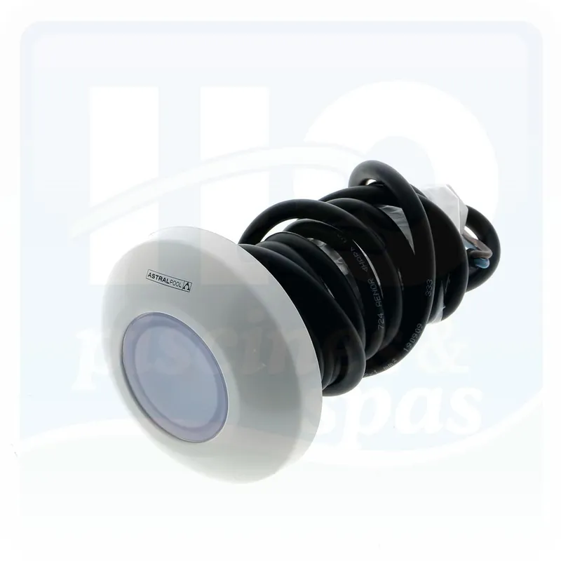 Projecteur à LED couleurs - ASTRAL LumiPlus Mini V3 - 4 W - 12 V pour piscine en maçonnerie liner et panneaux liner - Blanc