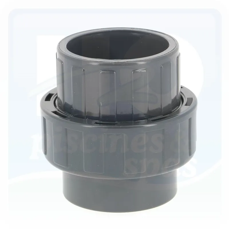 Raccord union PVC 3 pièces en diamètre 63 mm - Femelle à coller (PN16)