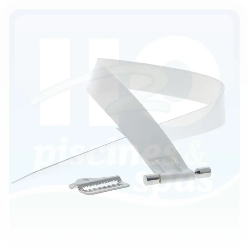 Sangle de sécurité réglable de 25 mm PUSHLOCK™ pour volet roulant DEL - Blanche