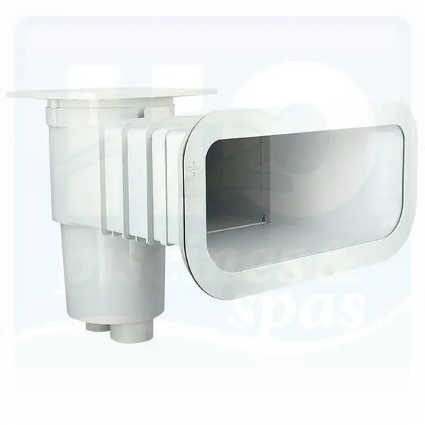 Skimmer AQUALUX Vitalia Design - Grande meurtrière - Panneau - liner - Blanc