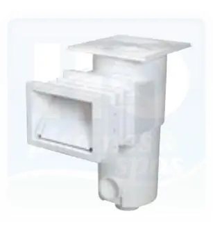 Skimmer AQUAREVA standard - SB-110 - petite meurtrière pour piscine béton - Blanc