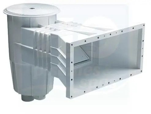 Skimmer ASTRAL 15 litres - Grande meurtrière pour piscine béton - Blanc