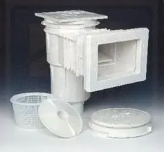 Skimmer ASTRAL 17.5 litres - Petite meurtrière avec rallonge pour piscine béton - Blanc