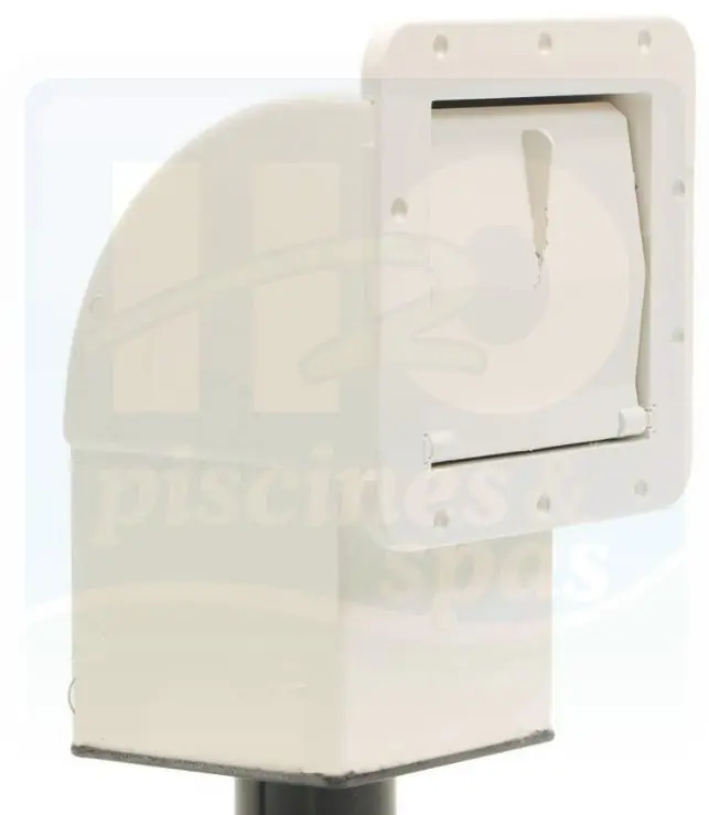 Skimmer carré blanc pour spa