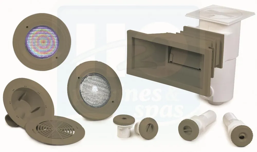 Skimmer Miroir - AQUAREVA SL-119-P-MR - Grande meurtrière + rallonge pour piscines Panneaux - Liner - Argile