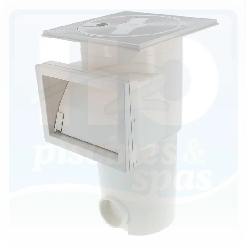 Skimmer SL-101 - AQUAREVA petite meurtrière sans extension pour piscine Liner - Blanc