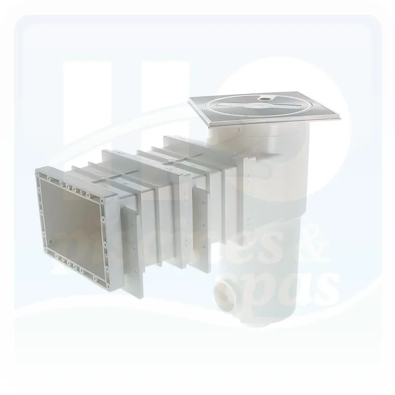Skimmer SL-115-M - AQUAREVA® - Petite meurtrière + rallonge pour piscine Liner - Blanc