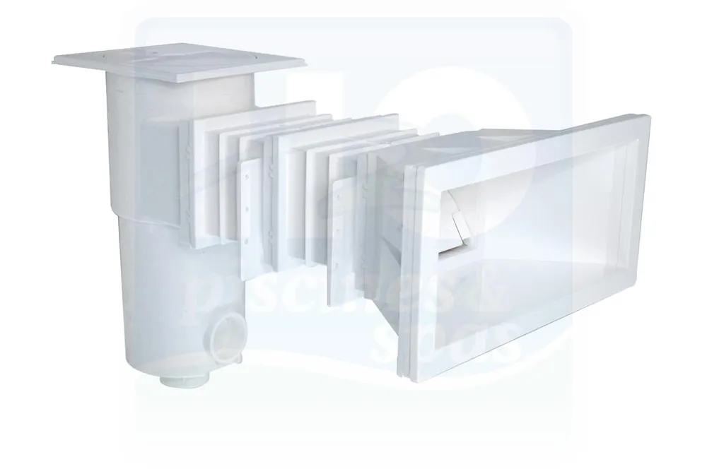 Skimmer SL-119-C - AQUAREVA - Grande meurtrière + rallonge piscine coque - Blanc