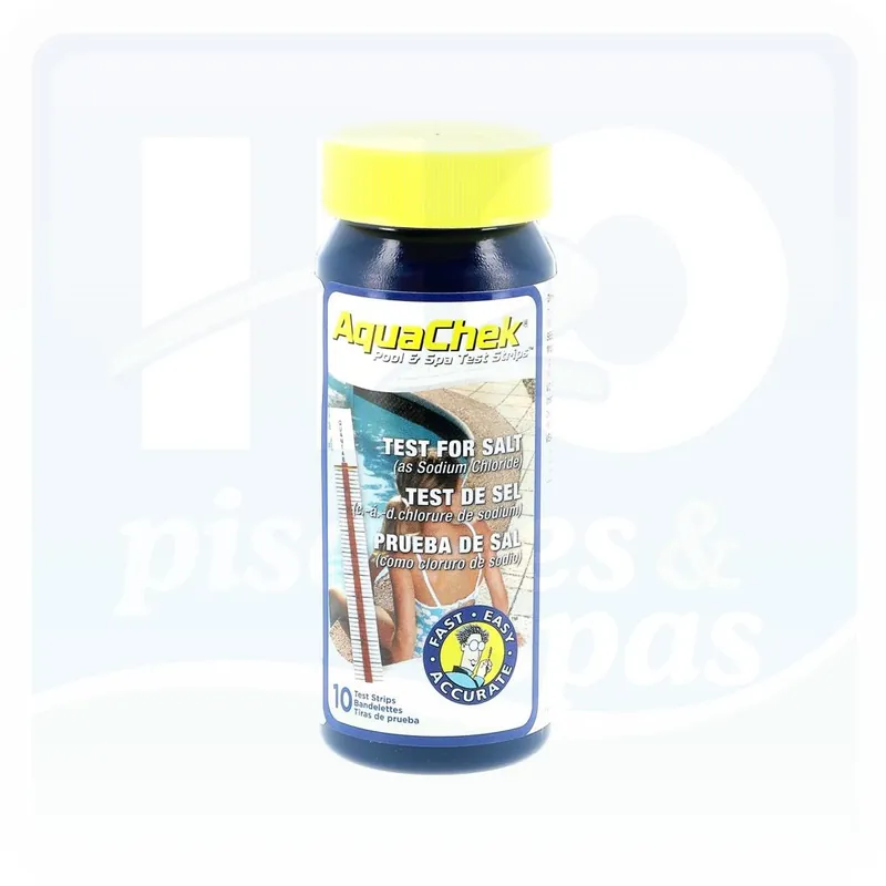 Trousse d‘analyse du taux de sel AQUACHEK® SEL à 10 bandelettes