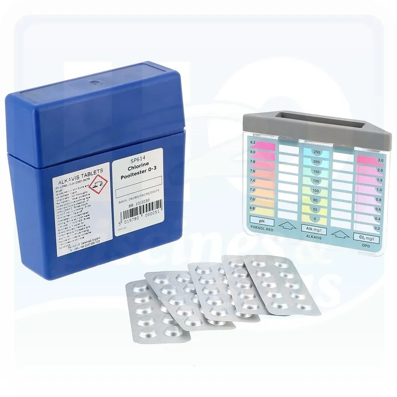 Trousse d‘analyse PALINTEST® - POOLTESTER™ CHLORINE 3 en 1 à tablettes