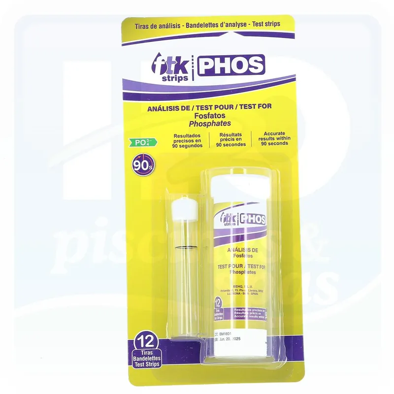 Trousse d‘analyse PHOSPHATES 12 bandelettes