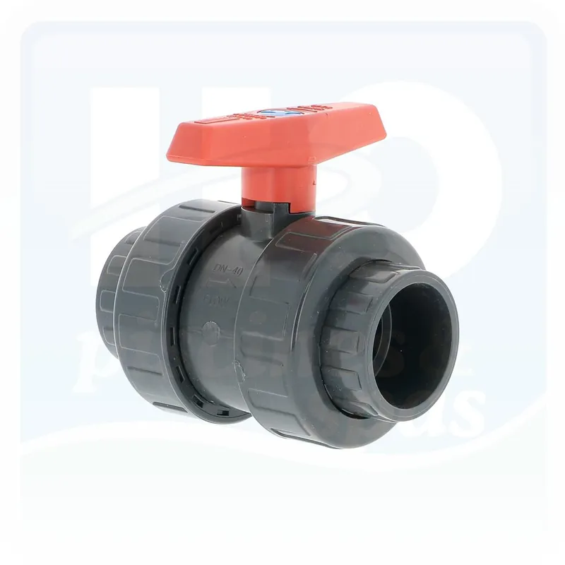 Vanne PVC à coller ANTIBLOCK en diamètre 50 mm - PN10