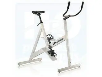 Vélo de piscine AQUANESS avec selle large (confort) et ventouses.