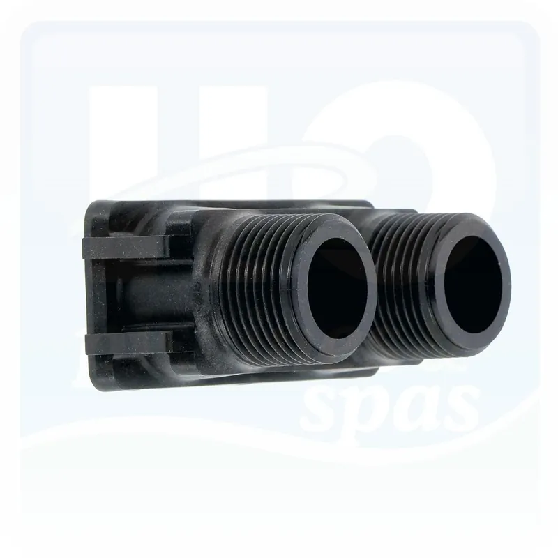Yoke plastique mâle 1" pour compteur en 3/4" des vannes FLECK