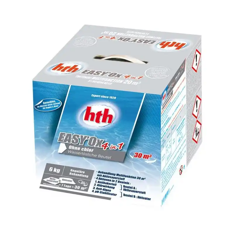 HTH Easy‘ox 20m3 et 30m3 - Oxygène actif multifonctions