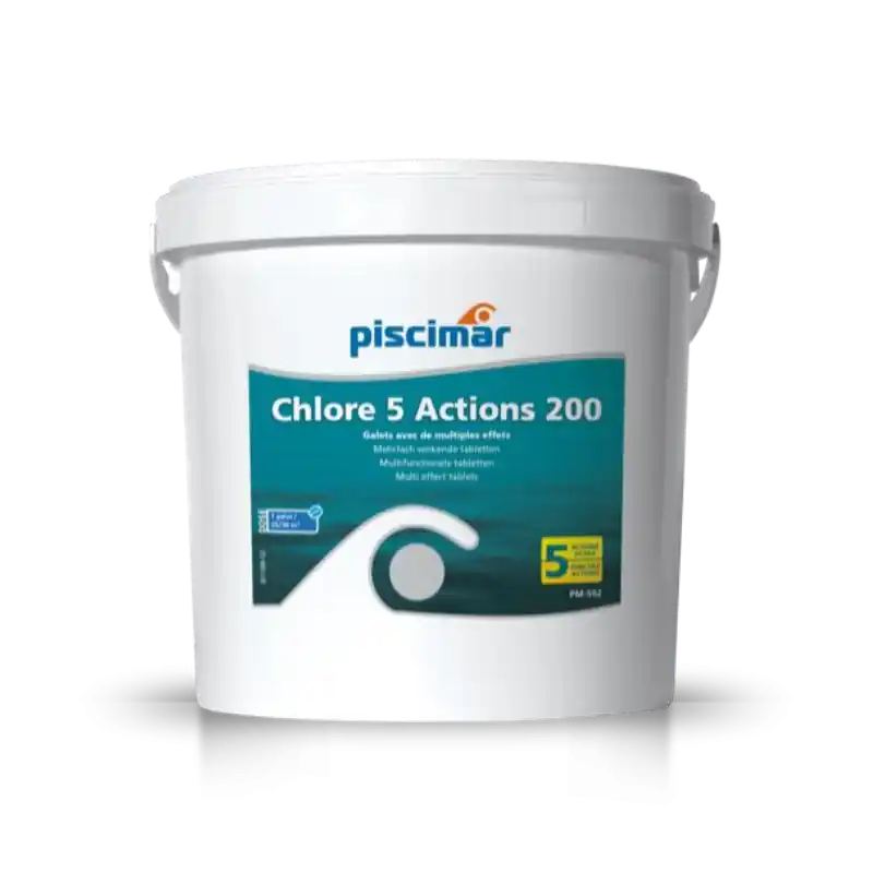 Chlore 5 actions 200 Piscimar ( anciennement Policlor)
