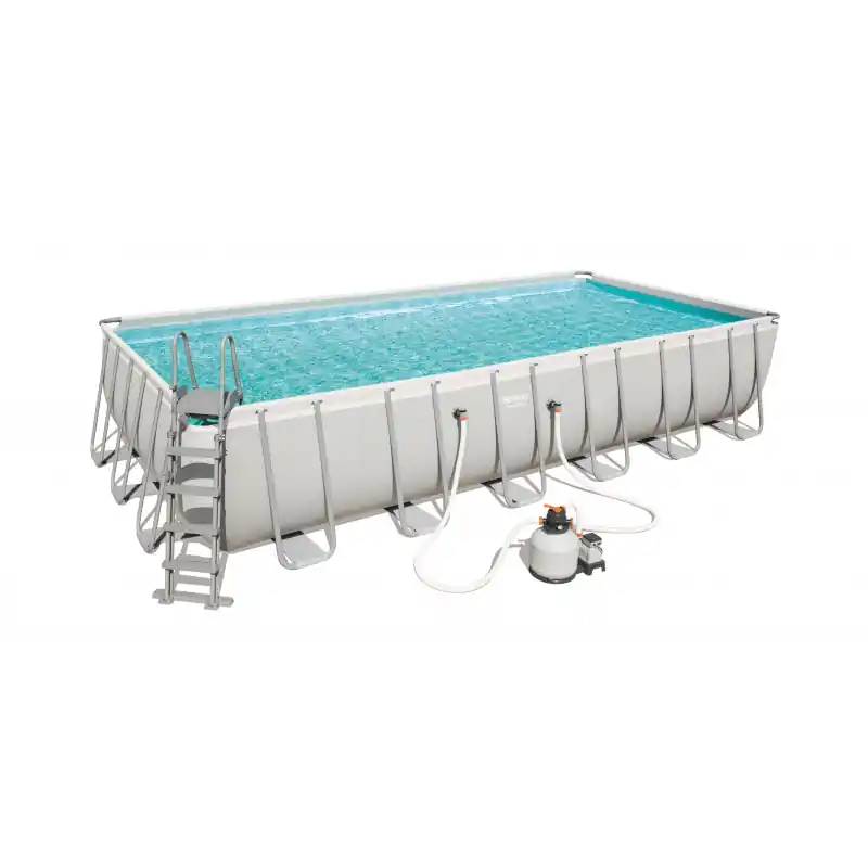 Piscine tubulaire 7,32x 3,66x ↕1,32m Rectangulaire Bestway Power Steel