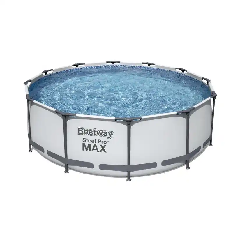 Piscine tubulaire 3,66x ↕1,00m Ronde Bestway Steel Pro Max