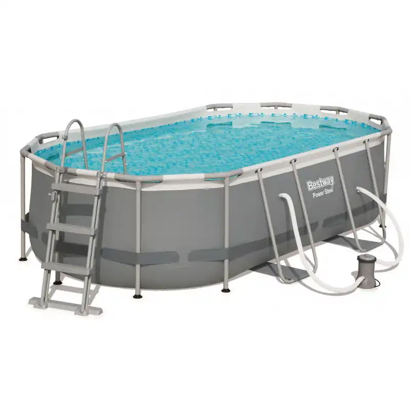Piscine tubulaire 4,27x 2,50x ↕1,00m Ovale Bestway Power Steel