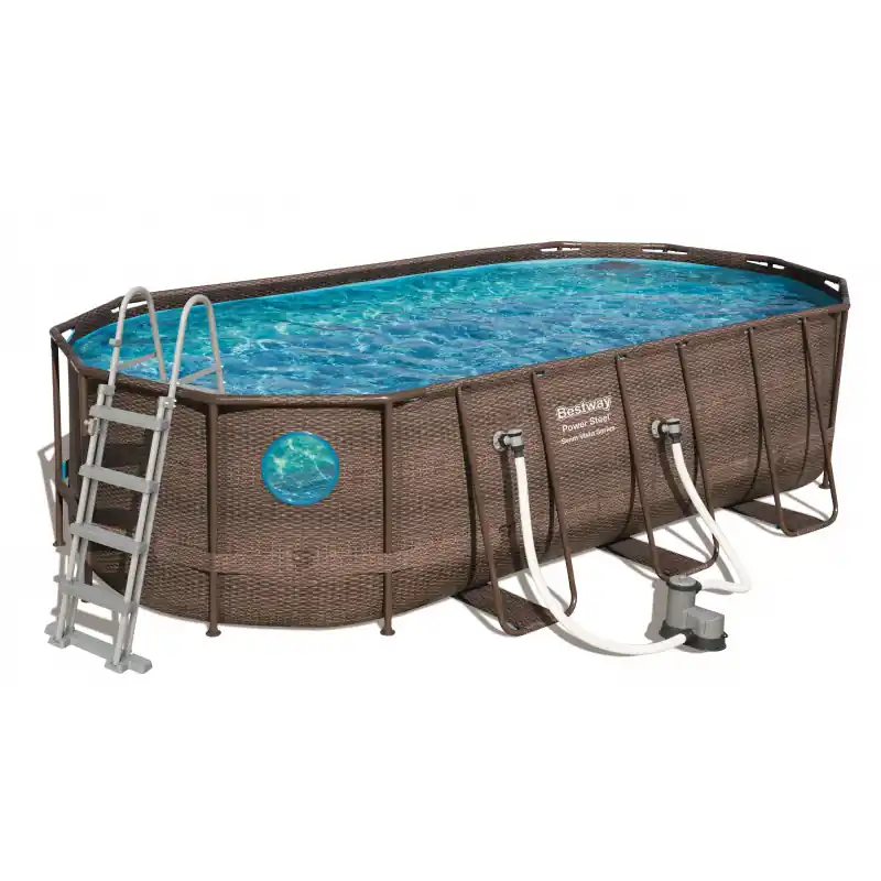 Piscine tubulaire Bestway Power Steel Vista Series 5,49x 2,74x ↕1,22m + élémt sécu 19268