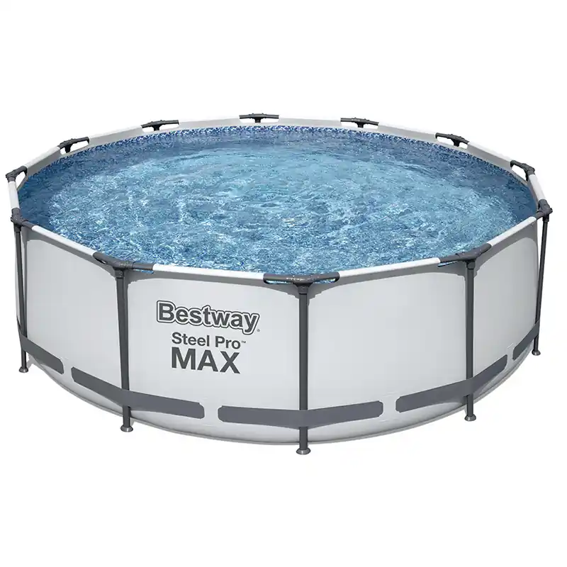 Piscine tubulaire 4,88 x ↕1,22m Ronde Bestway Steel Pro Max