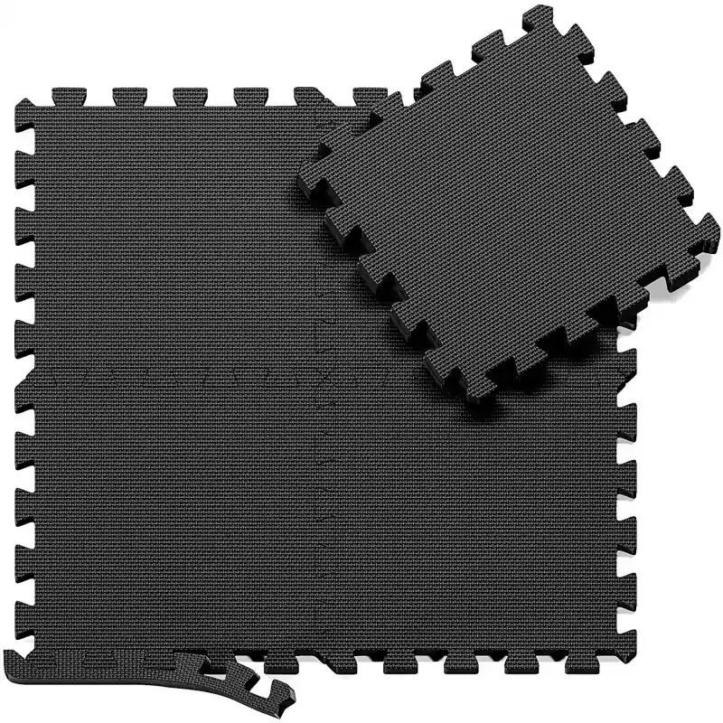 Tapis de sol Puzzle gris foncé 50 x 50cm, épaisseur 4mm (8 dalles)