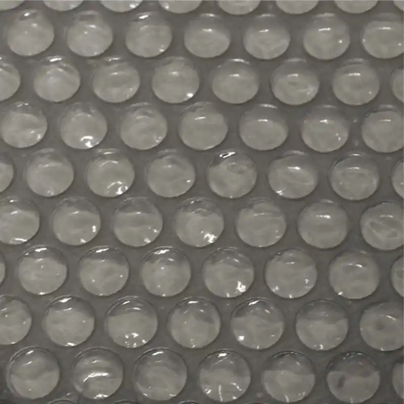 Bâche à bulles bordée 4 côtés 500µ Gris Foncé Translucide