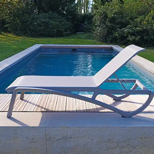 Chaise longue de jardin Alizé