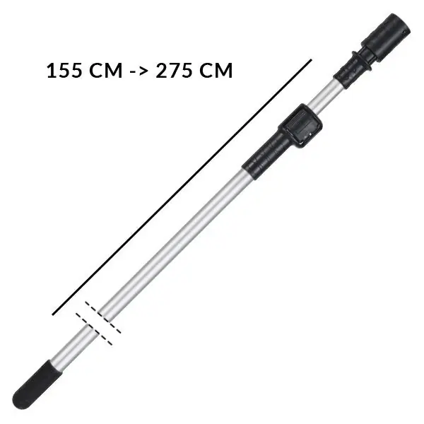 Manche pour piscine JD Manche télescopique Pro 155/275 CM