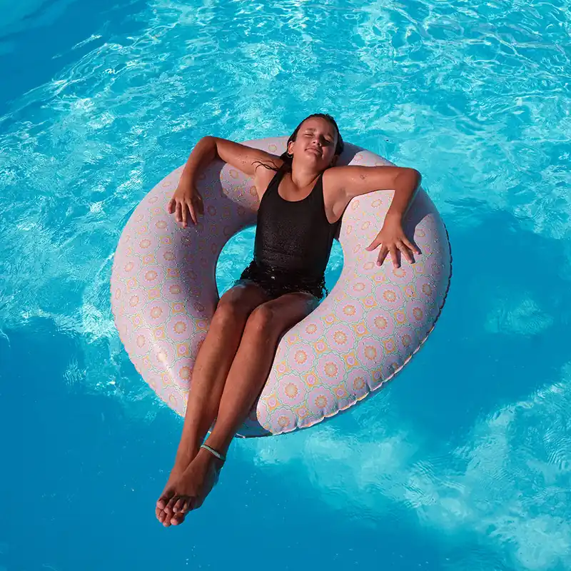 Bouée gonflable piscine Mandala
