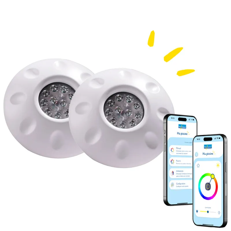 Projecteurs led connectés - Lot de 2 - JD Pool Led Connect GR.I 181