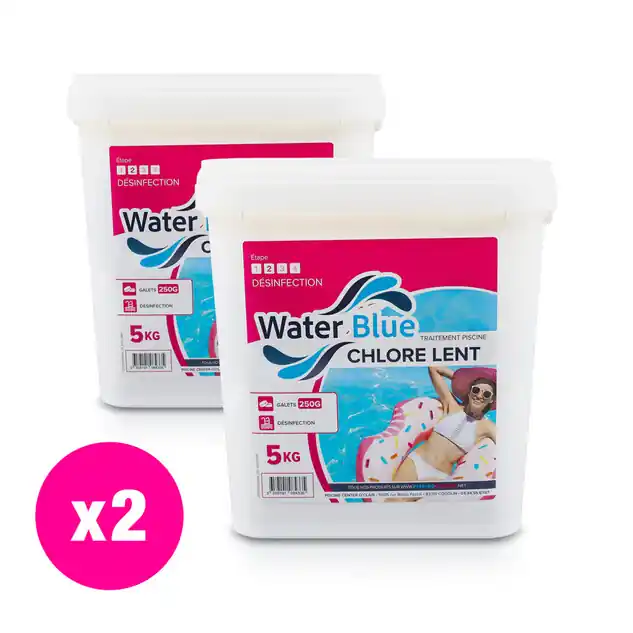 Chlore longue durée galets pour piscines