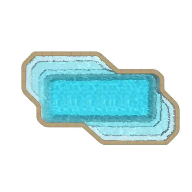 Piscine provence polyester bâche opaque nara safe
